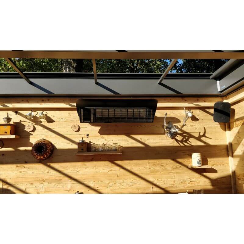 Heatscope Spot 2800W with Weathershield 3 in black