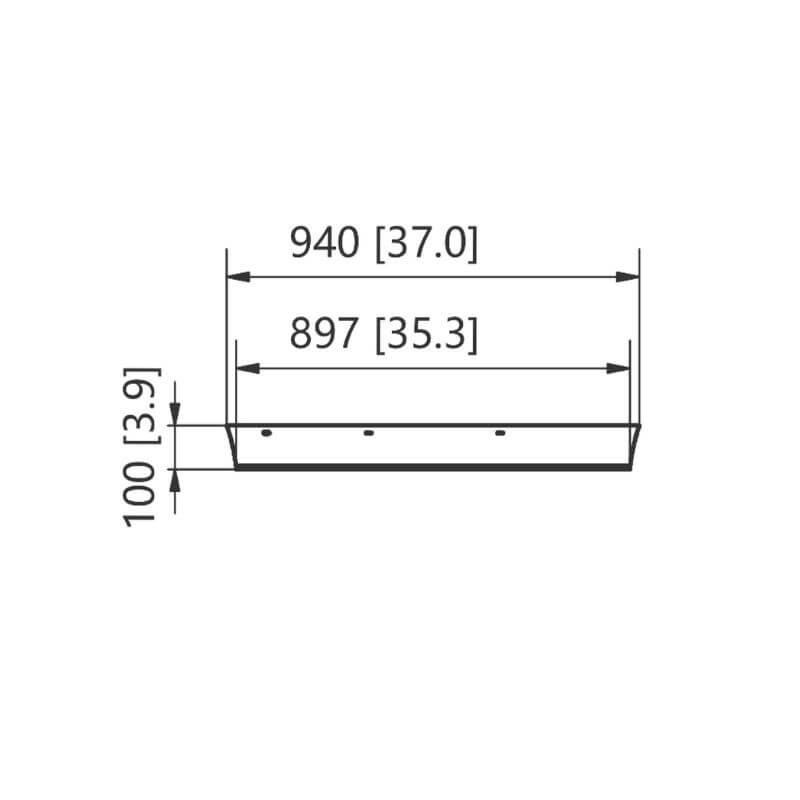 Heatscope Weathershield Dimensions