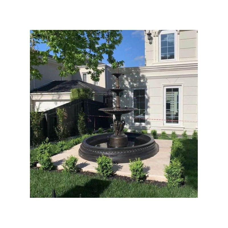 Channel Enterprises Heron Fountain Water Feature 3 Tier Including Pond