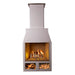 Hotham Free Standing Fireplace with logs