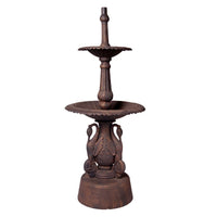 Ibis Cast Iron Water Fountain Antique Bronze