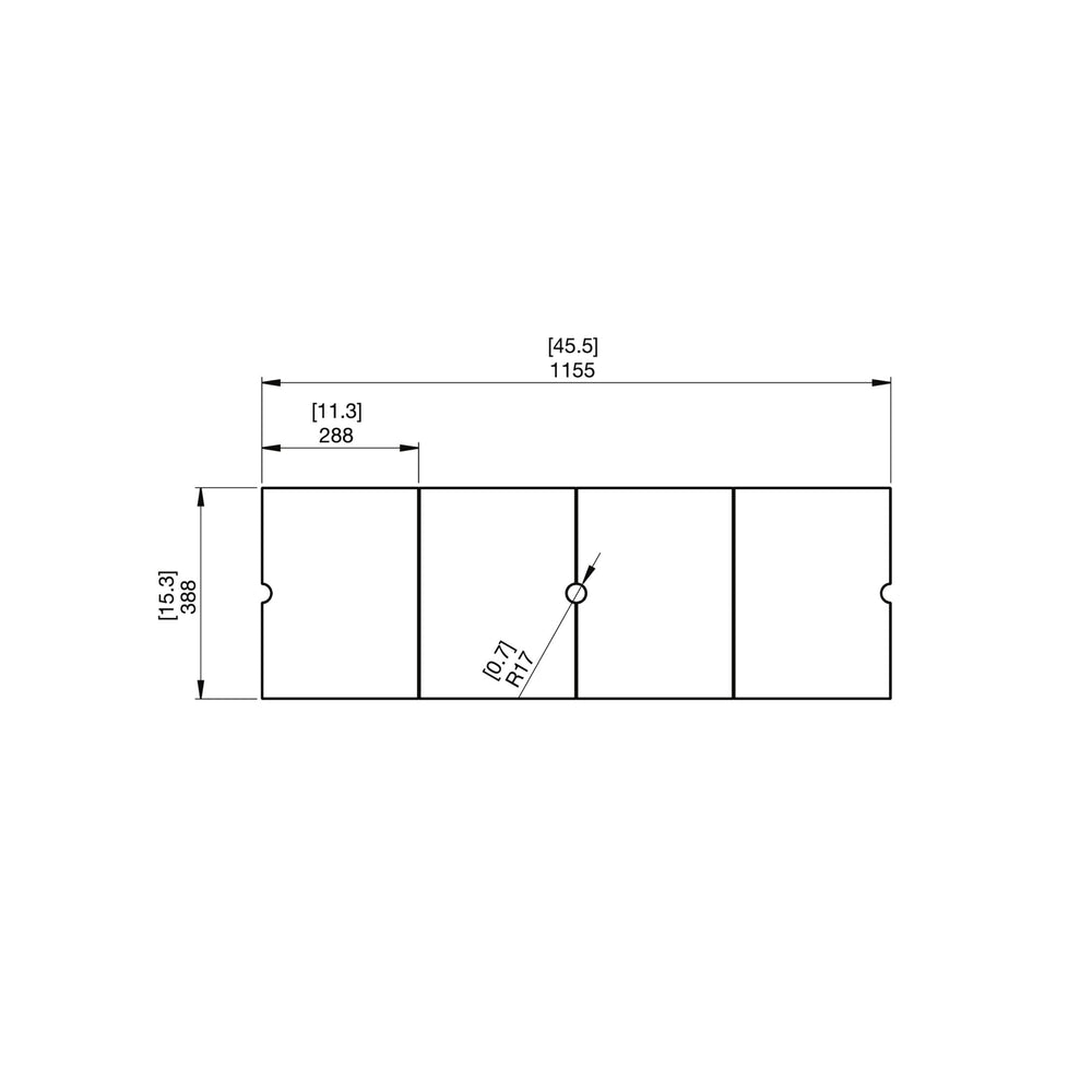 EcoSmart Fire L50 Cover Plate