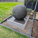 Luna Ball Fountain  Large Grey Landscape