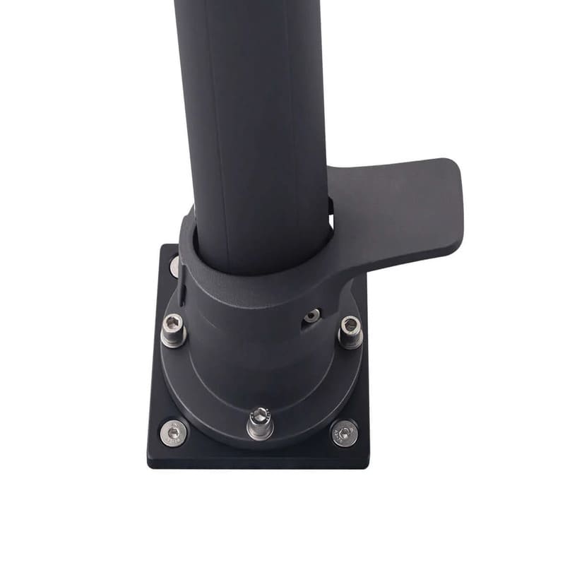 Luxi Living Alabaster 3m Round Cantilever Umbrella - umbrella Pole bolted 