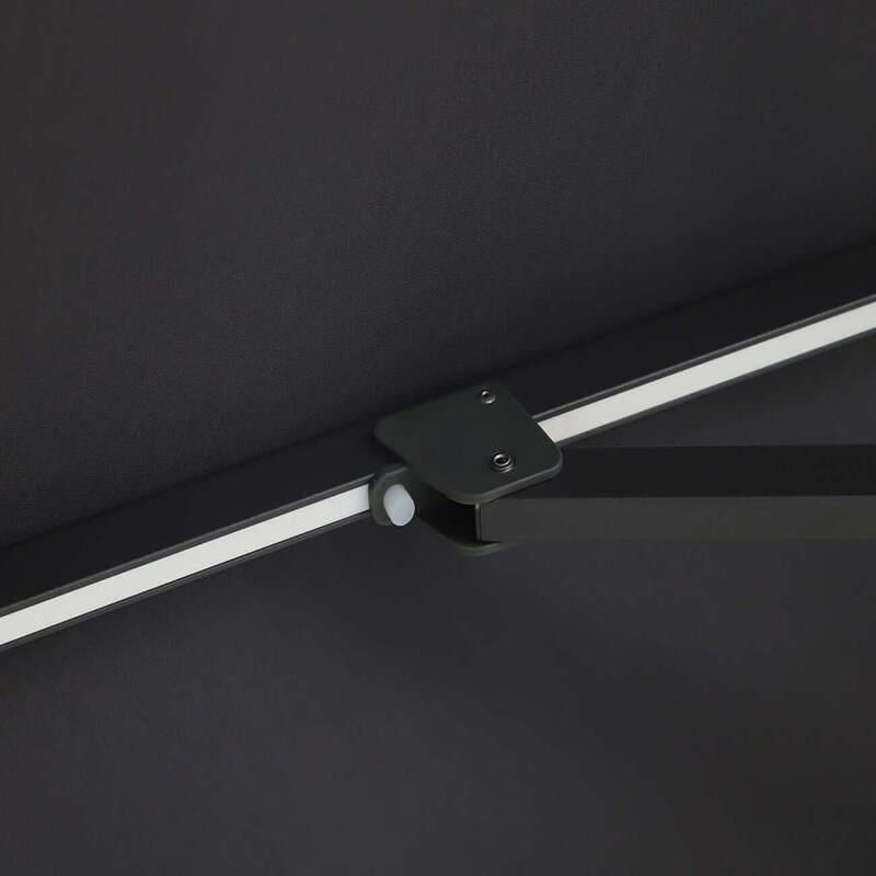 Luxi Living Alabaster 3m Round Cantilever Umbrella - umbrella spine hinge 