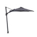 Luxi Living Alabaster 3m Round Cantilever Umbrella-dark grey umbrella on white background