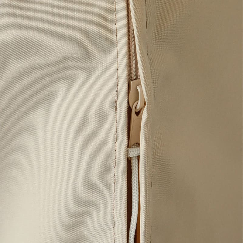 Luxi Living Alabaster 3m Round Cantilever Umbrella - closeup image of the umbrella bag