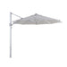 Luxi Living Alabaster 4m Round Cantilever Umbrella - light grey umbrella on white background