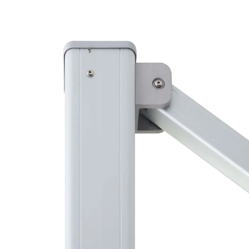 Luxi Living Alabaster 4m Round Cantilever Umbrella-top of the umbrella pole