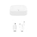 Luxi Living Application Gateway For Etna, Rainier and Solaris Solar Awnings-adapter and cable on a white background