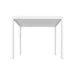 Luxi Living Atlantic Manual Freestanding Louvre Roof Aluminium Pergola - 4x3m white pergola on a white background
