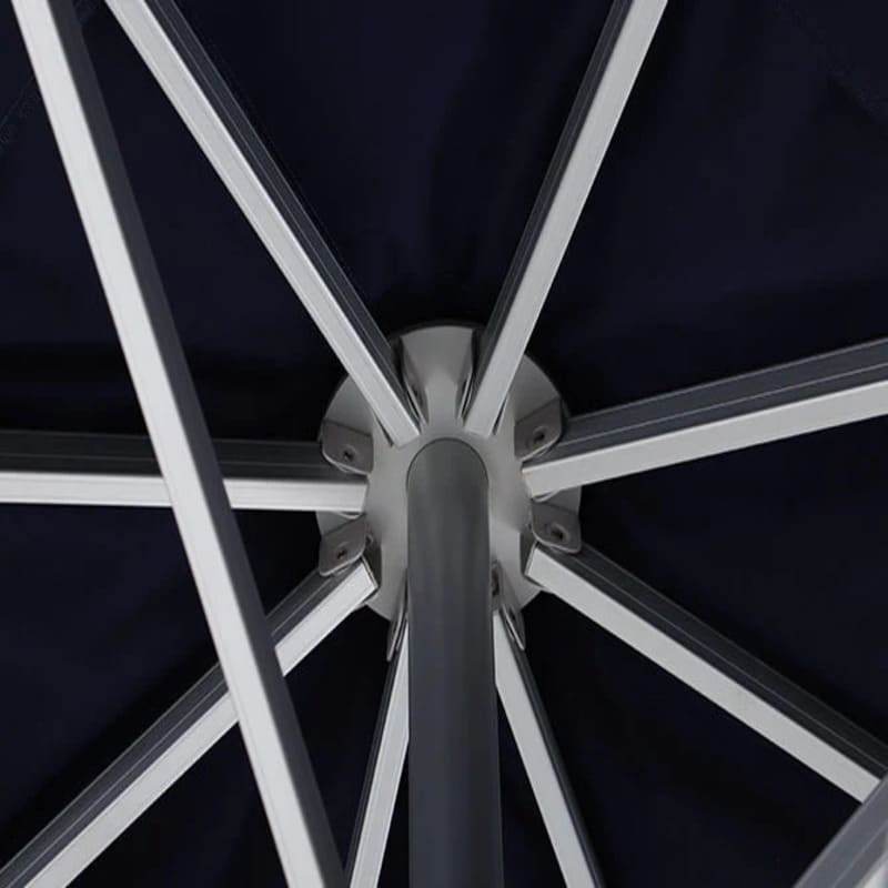 Luxi Living Auron 5m Round Market Umbrella - umbrella sections6