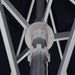 Luxi Living Auron 5m Round Market Umbrella - umbrella sections7