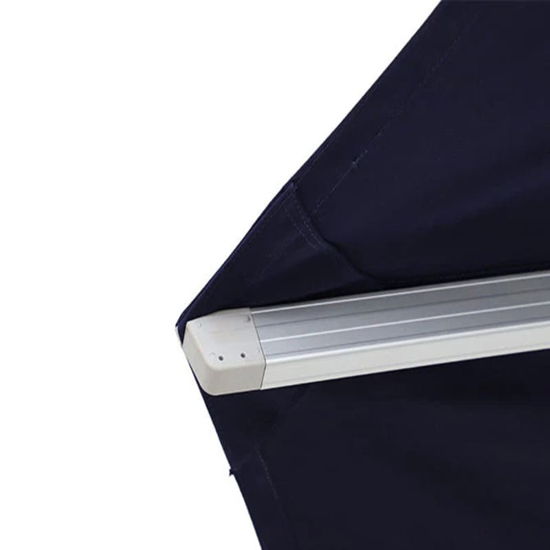 Luxi Living Auron 5m Round Market Umbrella - umbrella sections 1