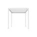 Luxi Living Baltic Manual Freestanding Louvre Roof Aluminium Pergola - white 4x4m pergolaon a white bg