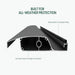 Luxi Living Baltic Motorised Freestanding Louvre Roof Aluminium Pergola - labelled components