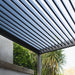 Luxi Living Baltic Motorised Freestanding Louvre Roof Aluminium Pergola - underneath View