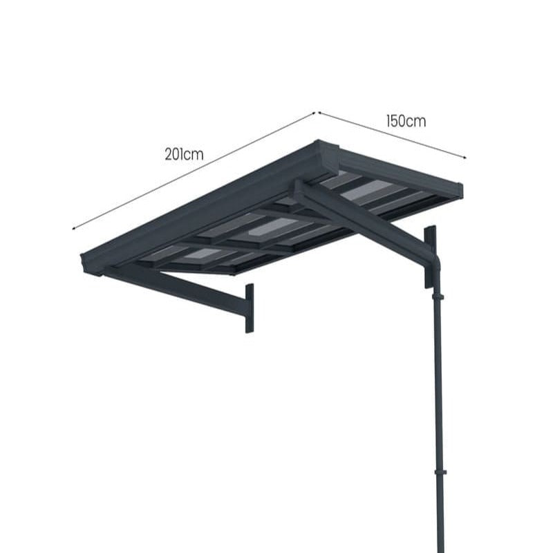 Luxi Living City Window / Door Awning Canopy 2x1.5m Door dimension