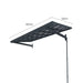 Luxi Living City Window / Door Awning Canopy 4x2m dimensions