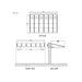 Luxi Living City Window / Door Awning Canopy - 4x2m plan