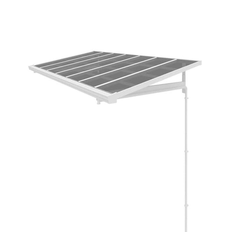 Luxi Living City Window / Door Awning Canopy- white awning on a white background
