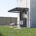 Luxi Living City Window / Door Awning Canopy on a grey coloured house