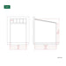 Luxi Living Coastal Patio Cover - 3x4m plan