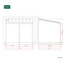 Luxi Living Coastal Patio Cover - 5x4m patio plan