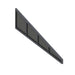 Luxi Living Coastal Patio Cover Quarter Window - black components
