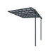 Luxi Living Country Wall Mounted Patio Cover - underneath view of patio cover