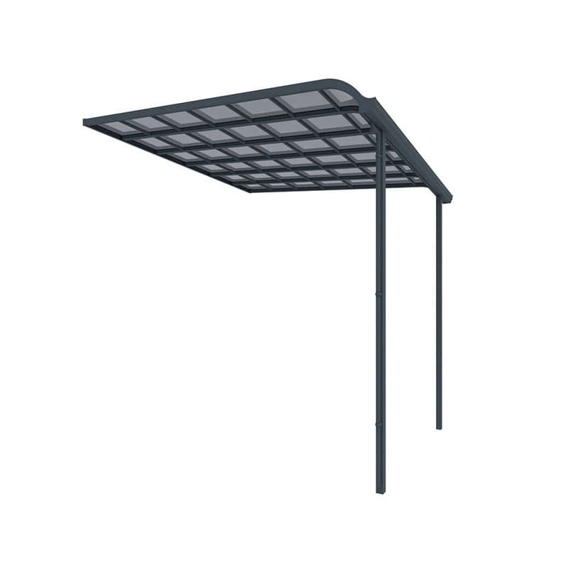 Luxi Living Country Wall Mounted Patio Cover - underneath view of patio cover