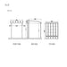 Luxi Living Country Wall Mounted Patio Cover - 3 x 3m patio dimensions