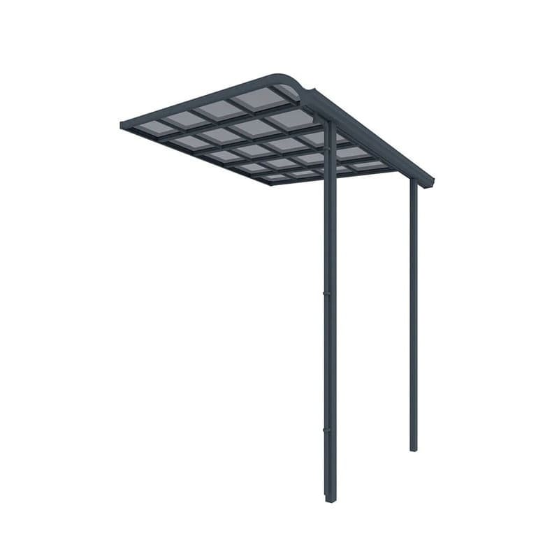 Luxi Living Country Wall Mounted Patio Cover - shorter patio cover on a white background