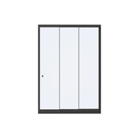 Luxi Living Frameless Glass Sliding Door for Coastal Patio Cover 3-planes