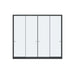 Luxi Living Frameless Glass Sliding Door for Coastal Patio Cover - 4 panels door