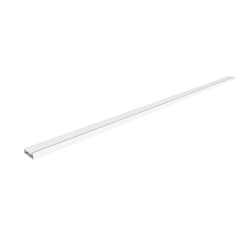 Luxi Living Frameless Glass Sliding Door for Coastal Patio Cover-white component