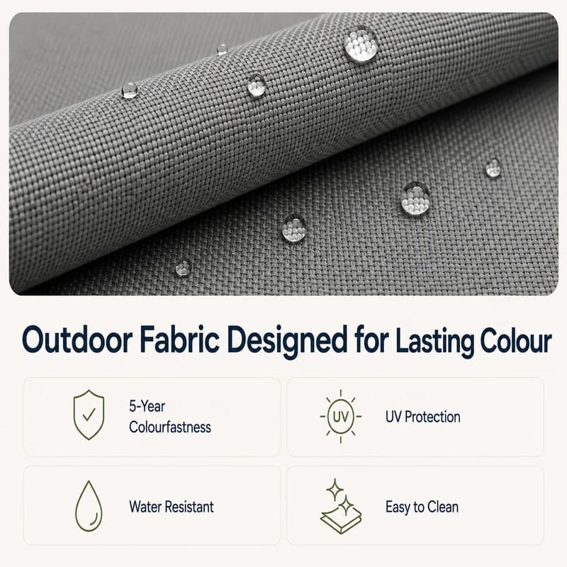 Luxi Living Fuji Manual Retractable Awning -  fabric feautres