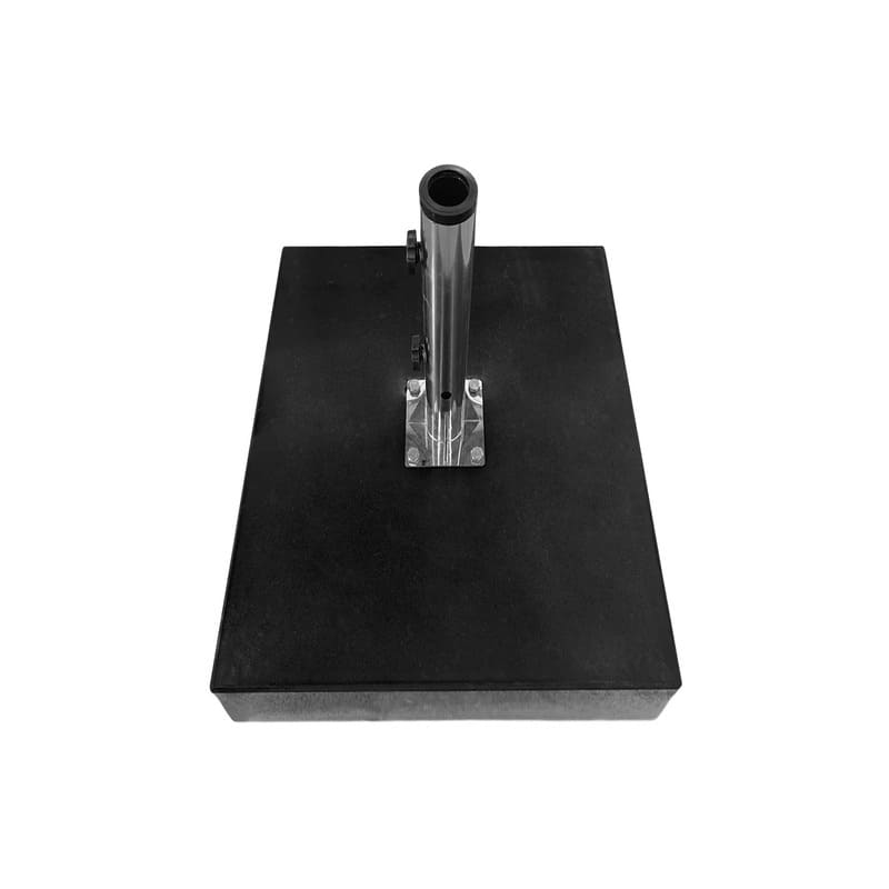 Luxi Living Granite Base Black for Market Umbrellas  80kg on a white bg
