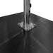 Luxi Living Granite Base Black for Market Umbrellas - 80kg, base of steel pipe