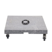 Luxi Living Granite Umbrella Base for 3m Umbrellas – 100kg, frontal view of the Granite base.