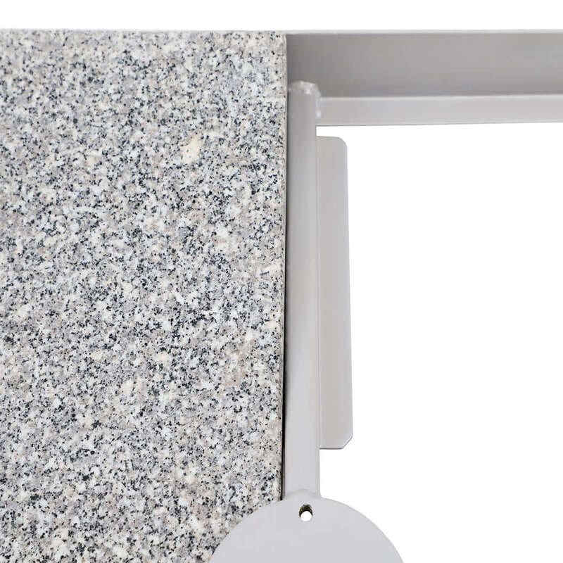 Luxi Living Lyra Granite Umbrella Base for 4m Umbrellas – 209kg - Image Showing a granite tone compartment.