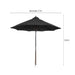 Luxi Living Nile 2.7m Round Market Umbrella-dimensions