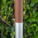 Luxi Living Nile 2.7m Round Market Umbrella - wooden umbrella pole