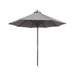 Luxi Living Nile 2.7m Round Market Umbrella-taupe umbrella on white background
