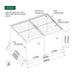Luxi Living Pacific Motorised Freestanding Louvre Roof Aluminium Pergola - 8.1x5.1m dimensions