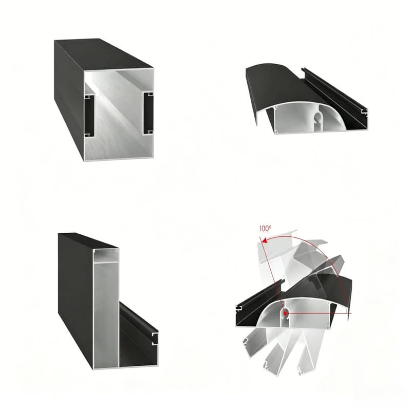 Luxi Living Pacific Motorised Freestanding Louvre Roof Aluminium Pergola - 4 component parts