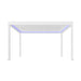 Luxi Living Pacific Motorised Freestanding Louvre Roof Aluminium Pergola on a white background