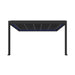 Luxi Living Pacific Motorised Wall Mounted Louvre Roof Aluminium Pergola - front facing pergola