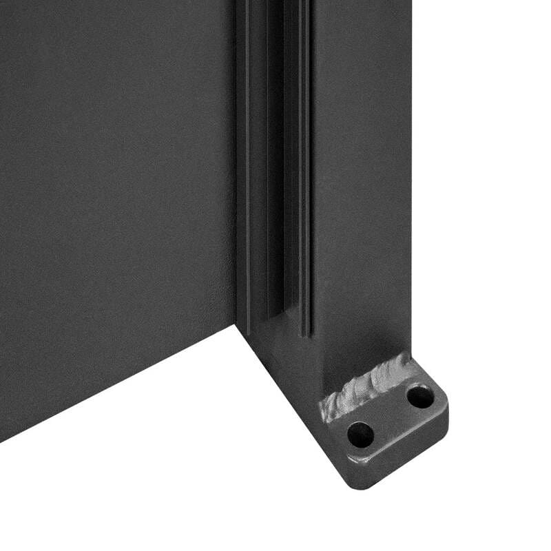 Luxi Living Patterned Privacy Panel for Tasman Wall Mounted Pergola - Base Plate with Holes