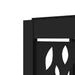 Luxi Living Patterned Privacy Panel for Tasman Wall Mounted Pergola - Angle of the pergola.